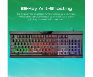 Vertux Gaming Amber Pro Performance Gaming klávesnice - B...