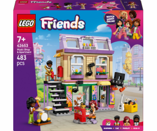 LEGO FRIENDS 42653 Hudební obchod a apartmán