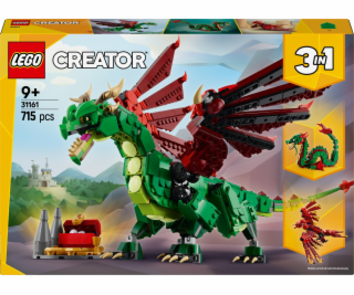 Stavebnice Zelený drak LEGO 31161 Creator 3 v 1