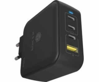 ICY BOX 4portová GaN Plug-in nabíječka IB-PS104-PD, USB-A...