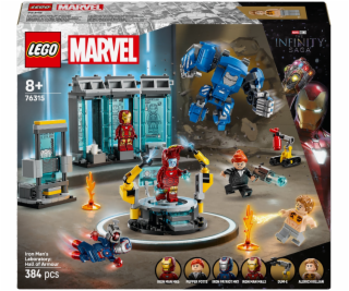 LEGO 76315 Marvel Super Heroes Laboratoř Iron Mana: Hall ...