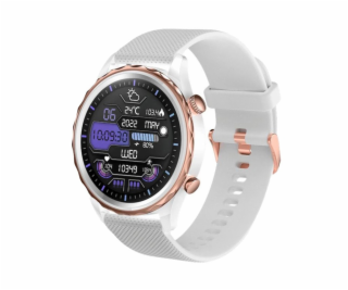CARNEO Queen HR+/44mm/Rose Gold/Sport Band/White