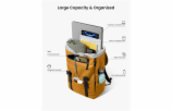 TomToc batoh Vintpack TA1 22L - Yellow