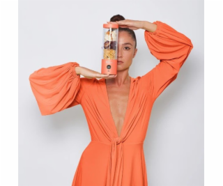 FitStream Pro Neon Orange, přenosný, USB nabíjecí mixér