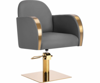 Activeshop Gabbiano kadeřnické křeslo Malaga zlato šedá