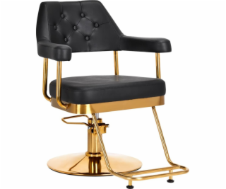 Activeshop Gabbiano kadeřnické křeslo Granada zlato černá