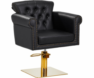 Activeshop Gabbiano kadeřnické křeslo Berlin gold black