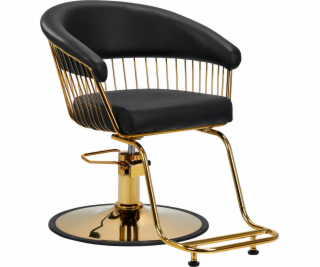 Kadeřnické křeslo Activeshop Hair System Lille zlato černé