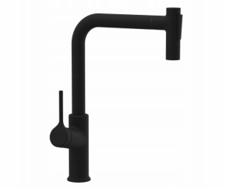 Invena Kuchyňská baterie s výsuvným výtokem Farsala černá...