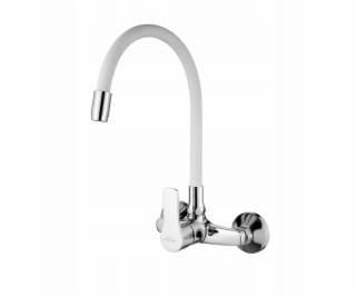 Invena Nástěnná kuchyňská baterie Verso, bílá/chrom BC-82...