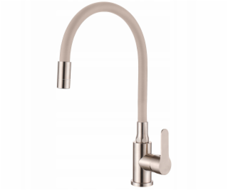 Invena Kuchyňská baterie Ksanti Inox, nerezová ocel/béžov...