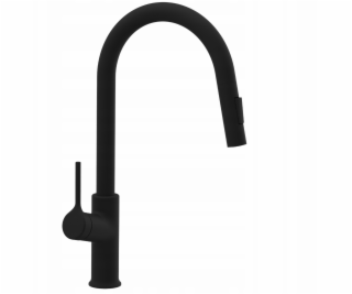 Invena Kuchyňská baterie s výsuvným výtokem Farsala, čern...