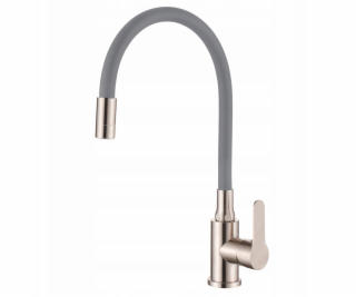 Invena Kuchyňská baterie Ksanti Inox, nerezová ocel/šedá ...