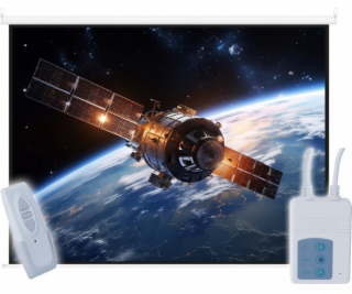 Projekční plátno Art ELECTRIC SCREEN 98 178x178cm s dálko...