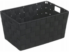 Wenko Sprchový koš ADRIA BLACK - úložný koš, velikost S, WENKO