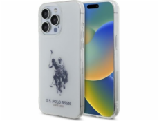 U.S. Polo Assn Pouzdro US Polo USHCP15XTPUHRBH pro iPhone 15 Pro Max 6.7 bílé/bílé lesklé velké logo