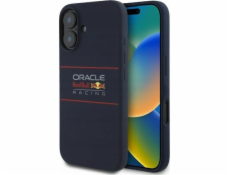 Red Bull Pevné pouzdro RBHMP16S24SIHSRV na iPhone 16 6.1 navy silikonové horizontální logo MagSafe