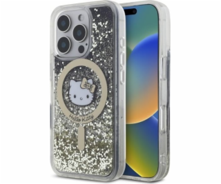 HelloKitty Pouzdro Hello Kitty HKHMP16XLGDIK pro iPhone 1...