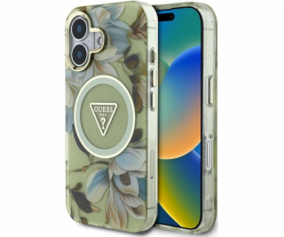 Guess Pouzdro Glitter Flowers Triangle Buttons MagSafe pr...