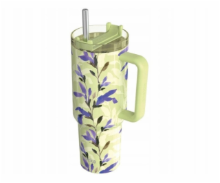 Quokka Stream - Termohrnek z nerezové oceli 1200ml s brčk...