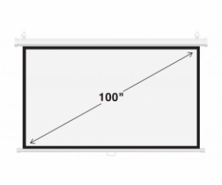 Deluxx Projekční plátno Camrock Matte W 100 na zeď