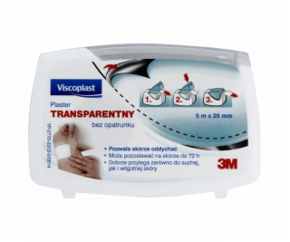 3M PL.PRŮHLEDNÁ 5mX25mm S ZÁSOBOU