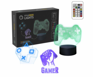 Manta SNL122RGB LED lampa Světelná dekorace Game 2 RGB 3D