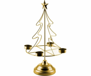 Lumarko Vánoční svícen ve tvaru stromečku 23,5x11xv38cm z...