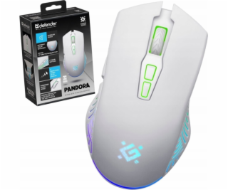 WIRELESS MOUSE DEFENDER PANDORA RF WHITE 3200dpi 7P