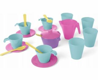 Wader 20dílná sada růžového nádobí