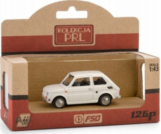 Daffi Vozidlo PRL Fiat 126p bílá