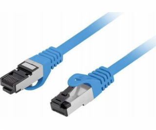 Lanberg Patchcord kat. 8.1 S/FTP LSZH CU 0,5 m modrý, pro...