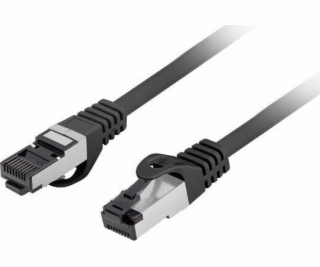 Lanberg Patchcord cat.8.1 S/FTP LSZH CU 1m černý, schvále...