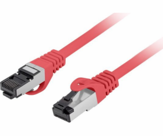 Lanberg Patchcord cat.8.1 S/FTP LSZH CU 1,5m červený, fle...