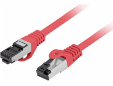Lanberg Patchcord cat.8.1 S/FTP LSZH CU 1,5m červený, fleke, schválený