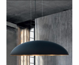 Nowodvorski Závěsná lampa Loft Canoe 7926 černá nad postelí