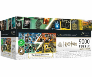 Trefl Puzzle Prime 9000 dílků. Bradavické koleje 81023 TREFL