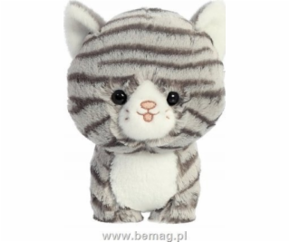 Daffi Plyšová hračka TEDDY PETS šedá mourovatá kočka