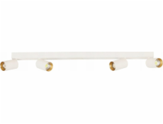 Light Prestige Light Prestige Perugia LP-0703/4C WH stropní svítidlo s dálkovým ovládáním, 4x50W GU10/LED 3000-6000K bílá/zlatá