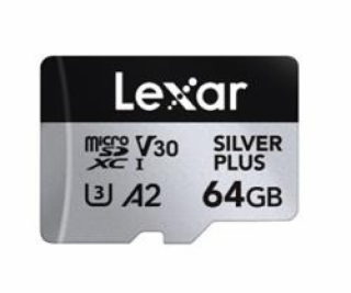 Lexar paměťová karta 64GB High-Performance Silver Plus mi...