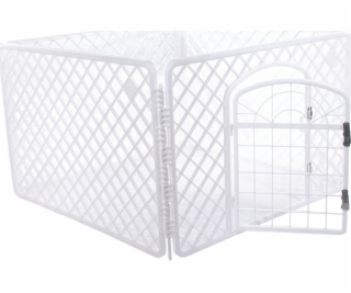 Leobert Psí ohrada 90x90x60cm bílá