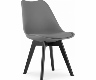 Leobert Židle MARK - grafitové / černé nohy x 1