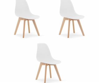 Leobert Židle KITO - bílá x 3