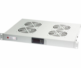 Techly Chladicí panel 19  1U s termostatem (I-CASE FAN-TC4G)