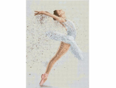 DIAMOND DOTZ Diamantová výšivka Diamond Dotz Diamantová mozaika Baletka Darujte všem 45x59,5cm DQ10015