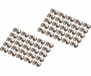 Digitus Barevné klipy pro patch kabel, hnědé | Digitus