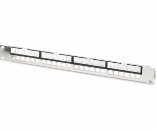Digitus Modulární patch panel 24 portů | DN-91411-G | Bílý