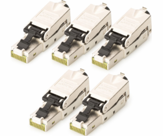 Digitus DIGITUS CAT 6A Feldstecker, Staubschutzkappe, 5 Stk.