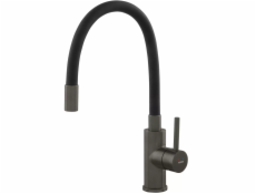 Euroliux BZA4BSSGM / FERRO / ZUMBA / BAT.SINK. INOX-ČERVENÁ BARVA ELAST. ČERNÁ VÝPUSTKA /