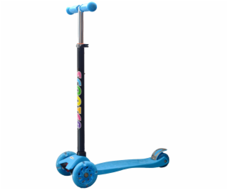 Detská trojkolesová kolobežka svietiaca - sv.modrá